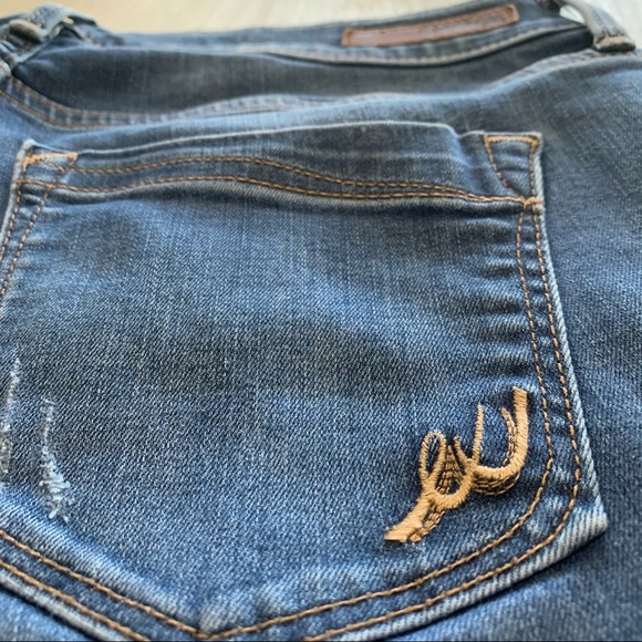 EXPRESS | Skinny Mid Rise Jeans - Picture 3 of 9